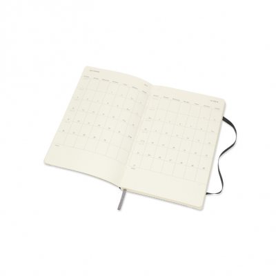Black Large Weekly Softcover 18 Month Diary 2021-2022 (Diary)