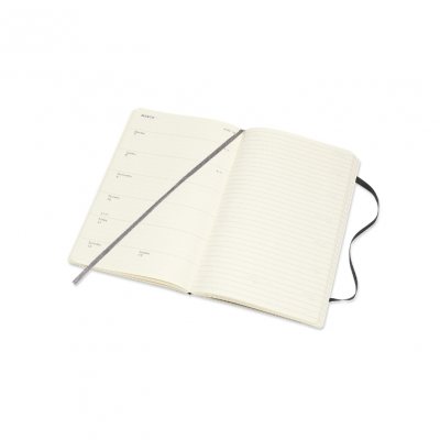 Black Large Weekly Softcover 18 Month Diary 2021-2022 (Diary)