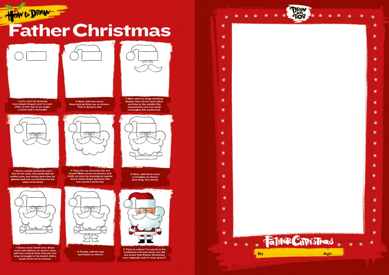 Draw with Rob at Christmas by Rob Biddulph  Waterstones