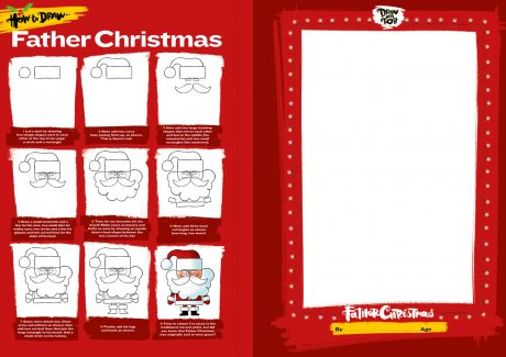 Draw with Rob at Christmas (Paperback)