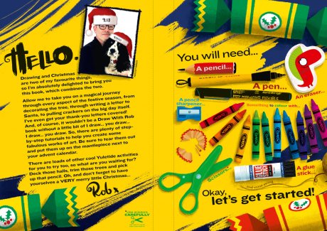 Draw with Rob at Christmas (Paperback)