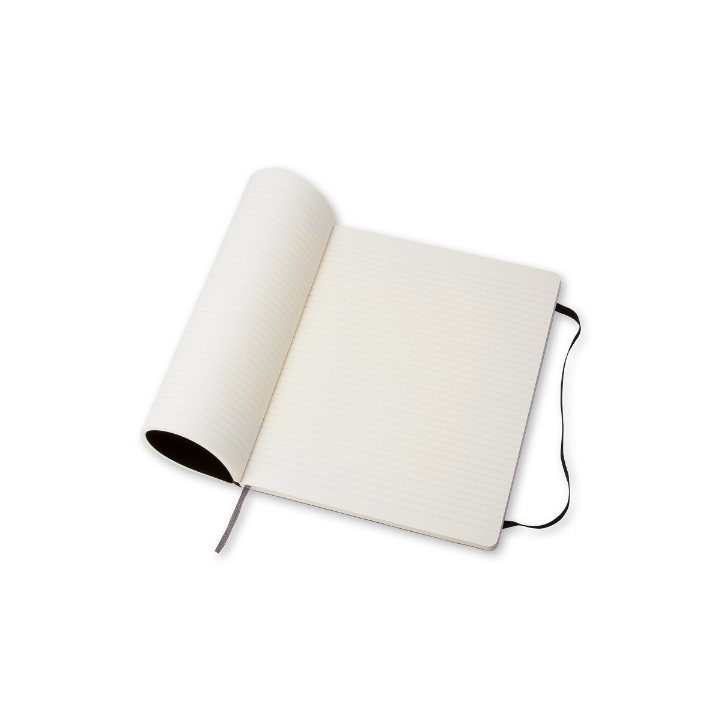 Moleskine Soft Extra Large Ruled Notebook Black by Moleskine Waterstones