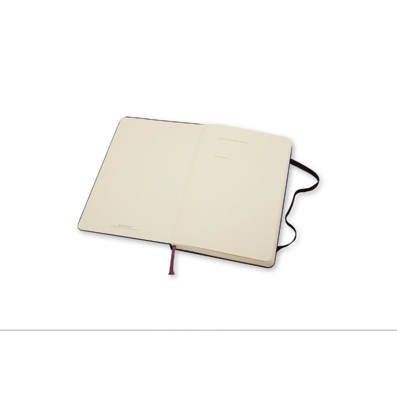 Moleskine Large Plain Notebook Black Waterstones