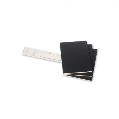 Moleskine Plain Cahier Xl - Black Cover (3 Set) - Moleskine Cahier