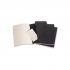 Moleskine Plain Cahier Xl - Black Cover (3 Set) - Moleskine Cahier