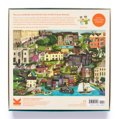 The World of Jane Austen: A Jigsaw Puzzle with 60 Characters and Great Houses to Find