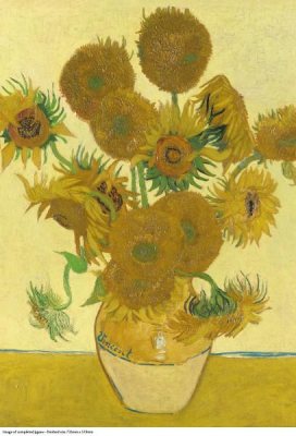 1000Piece Jigsaw Puzzles World Famous Painting Van Gogh Sunflower Puzzles Toys 