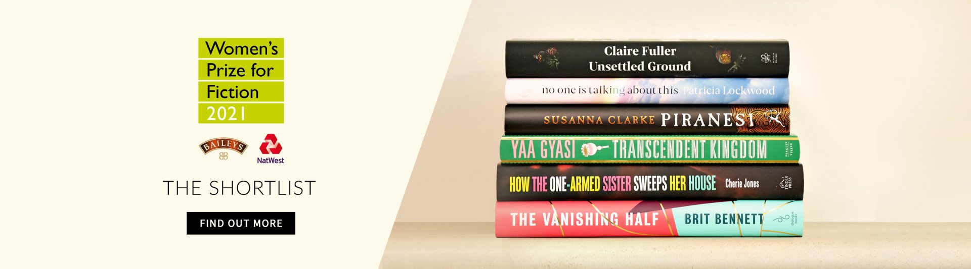 Women's Prize for Fiction 2021 Shortlist