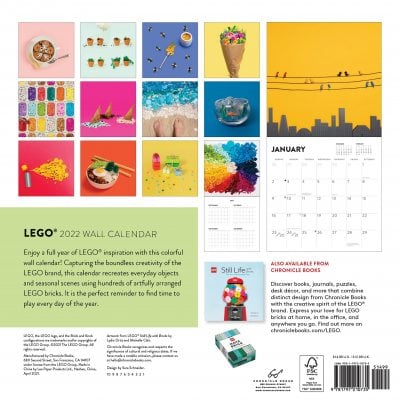 2022 Lego ® Wall Calendar By Chronicle Books | Waterstones