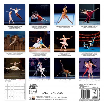 The Royal Ballet Wall Calendar 2022 (Art Calendar) By Flame Tree Studio |  Waterstones