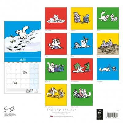 2022 Simon'S Cat Wall Calendar (Calendar)