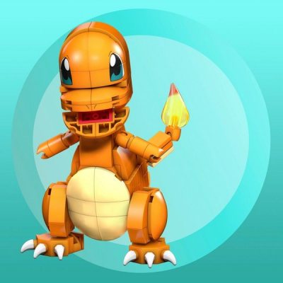 Pokemon Mega Construx - Charmander With Poke Ball Building Set, Color:  Orange - JCPenney