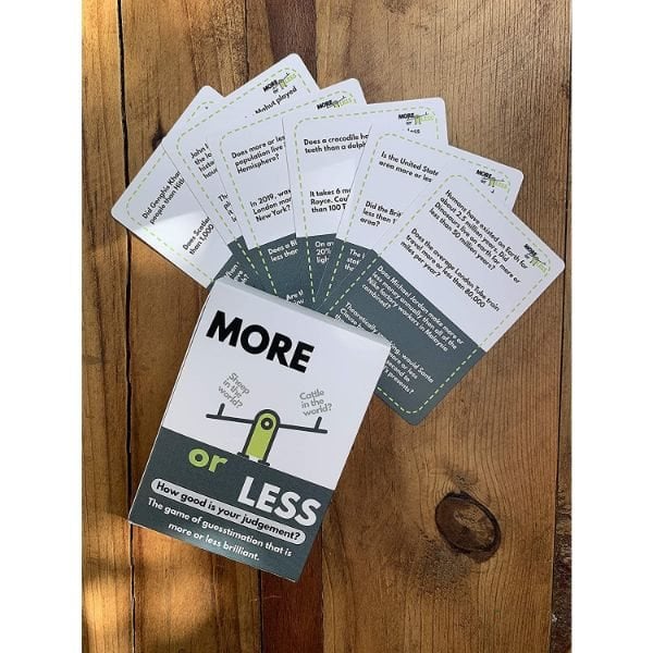 More Or Less Card Game | Waterstones