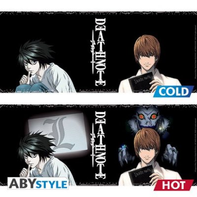 Death Note Heat Change Mug 460ML Kira & L