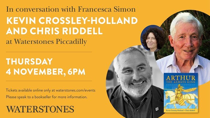 An evening with Kevin Crossley-Holland and Chris Riddell at Waterstones ...