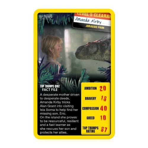 jurassic park top trumps