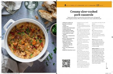 Creamy Slow Cooked Pork Casserole - Nicky's Kitchen Sanctuary