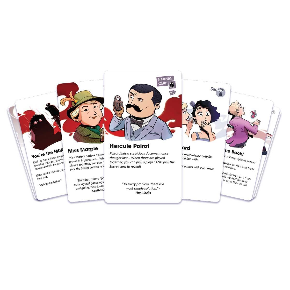 Agatha Christie Death on the Cards Card Game Waterstones