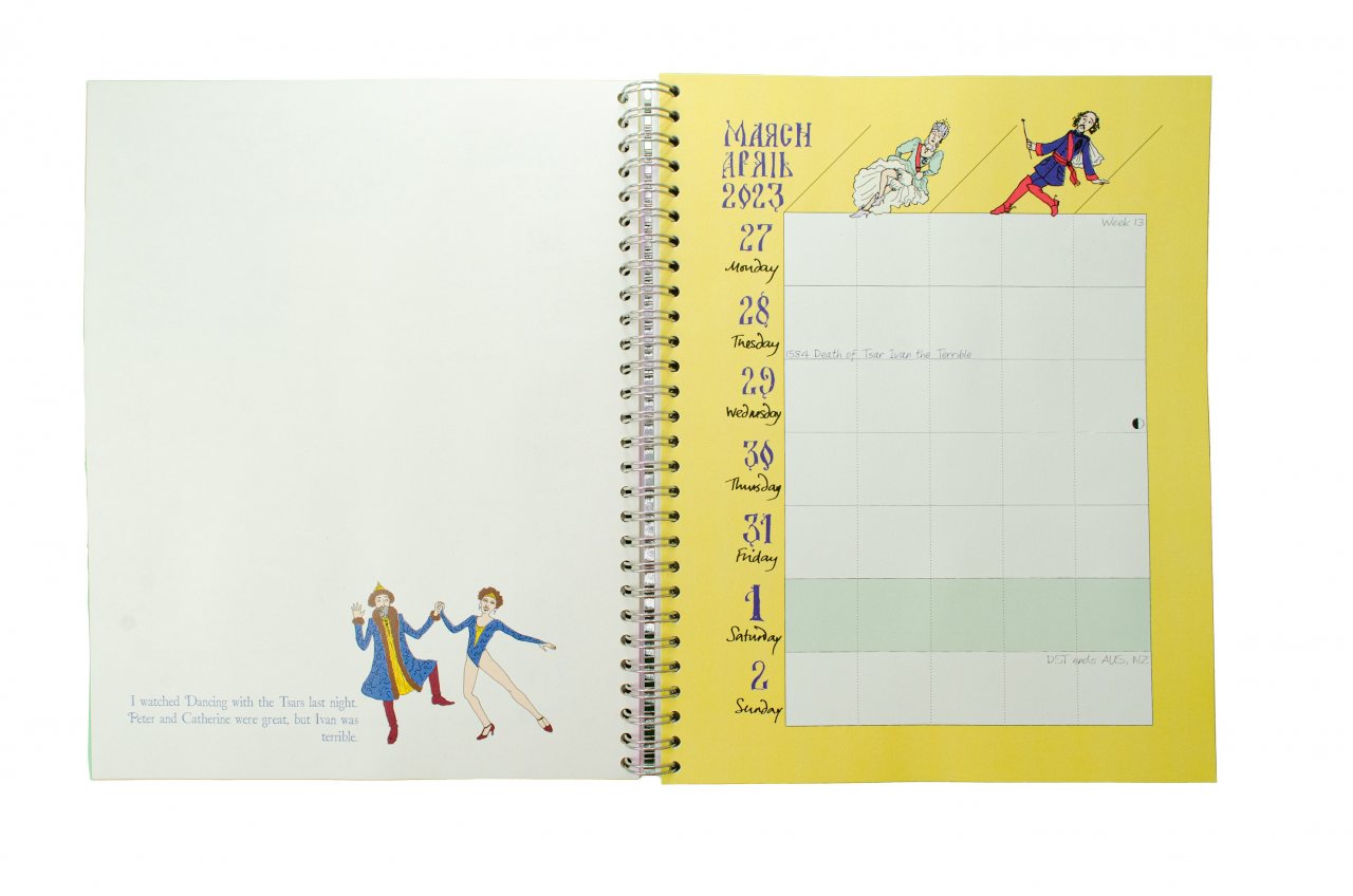 Dodo Pad Original Desk Diary 2023 Week to View, Calendar Year Diary