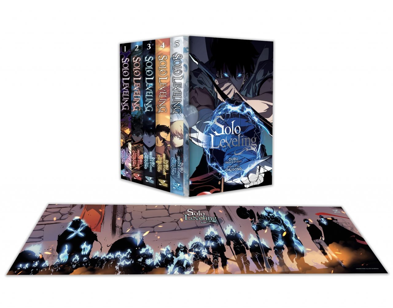Solo Leveling, vol. 1 - 5 Waterstones Exclusive Box Set by Chugong ...