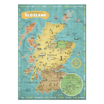 Whiskies Of Scotland 500 Piece Jigsaw Puzzle | Waterstones