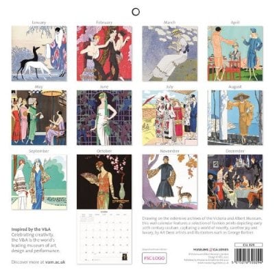 2023 Art Deco Wall Calendar | Waterstones