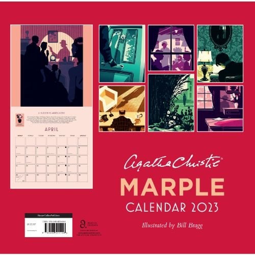 2023 Agatha Christie Marple Calendar by Agatha Christie, Bill Bragg