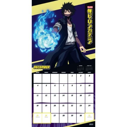 My Hero Academia Wall Calendar Waterstones