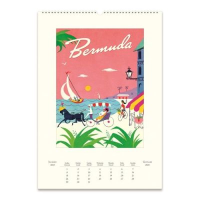 2023 Vintage Travel A3 Wall Calendar (Calendar)