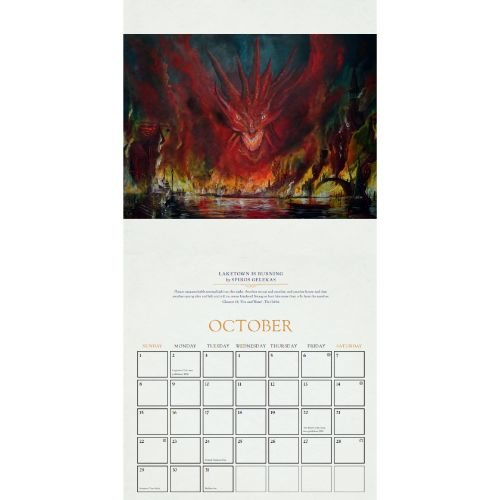 2023 Tolkien Wall Calendar by J. R. R. Tolkien, Ted Nasmith Waterstones