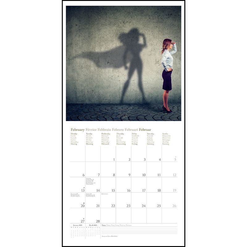 2023 Modern Surrealism Wall Calendar Waterstones