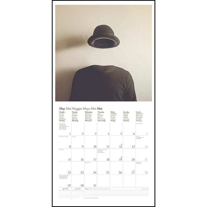 2023 Modern Surrealism Wall Calendar Waterstones