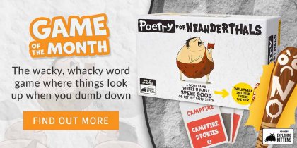 Our Game of the Month for August | Poetry for Neanderthals