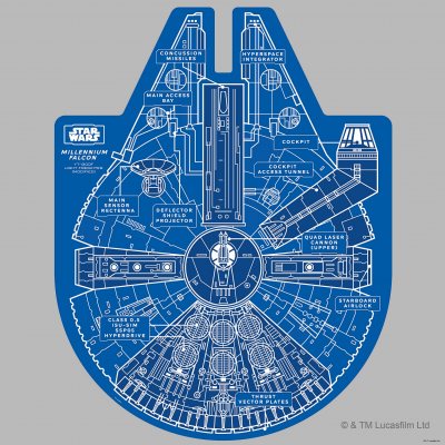 Star Wars Millennium Falcon Double-Sided Jigsaw Puzzle | Waterstones