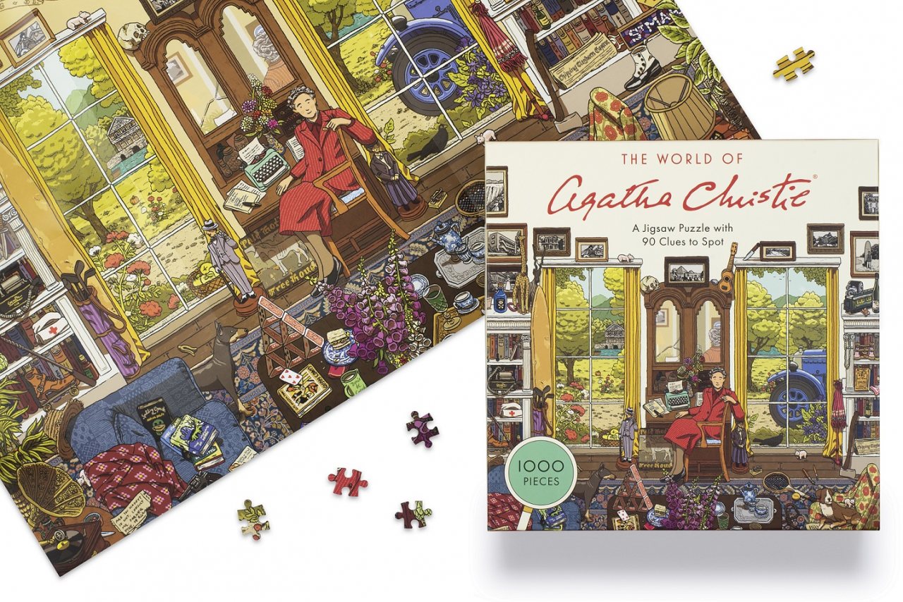The World Of Agatha Christie 1000 Piece Jigsaw By Agatha Christie Ltd