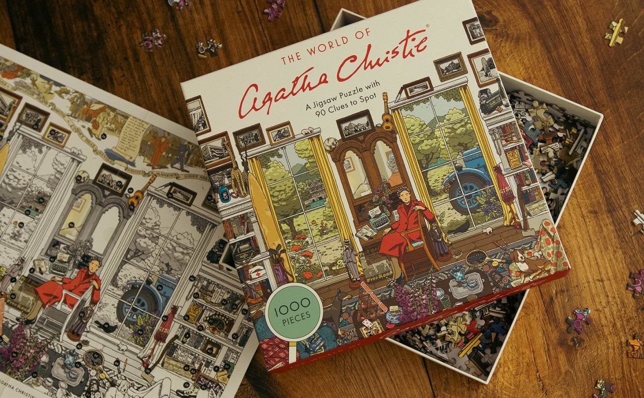 The World of Agatha Christie 1000 Piece Jigsaw Puzzle Waterstones