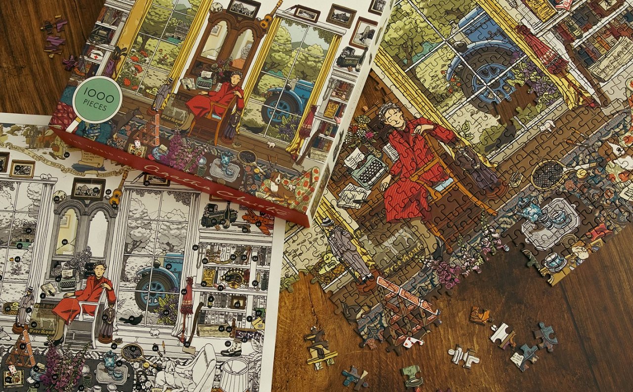 The World Of Agatha Christie 1000 Piece Jigsaw By Agatha Christie Ltd ...