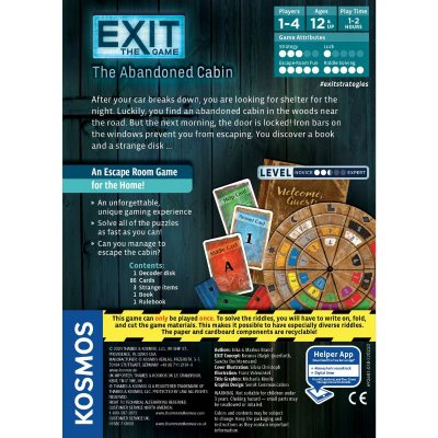 Exit: The Game – The Abandoned Cabin, Board Game
