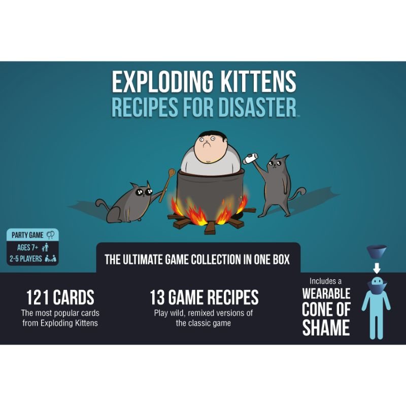Exploding Kittens Recipes For Disaster | Waterstones