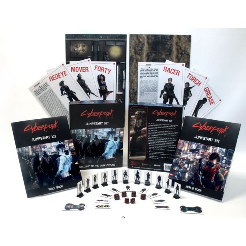 Cyberpunk Red RPG Jumpstart Kit Boxed Set Waterstones