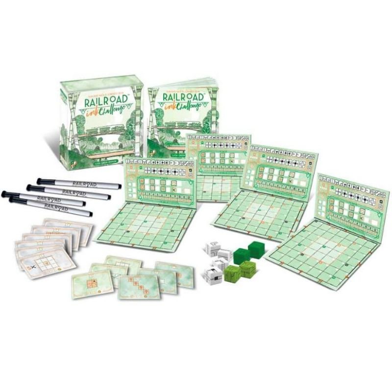 Railroad Ink Challenge - Lush Green Edition