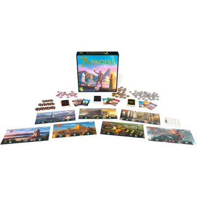 7 Wonders Board Game BASE GAME (New Edition) for Family | Civilization and  Strategy Board Game for Adult Game Night | 3-7 Players | Ages 10+ | Made by