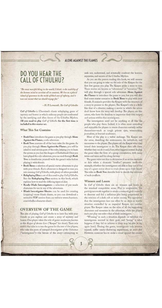 Call of Cthulhu Starter Set: New Edition (Inglés) | Dungeon Marvels