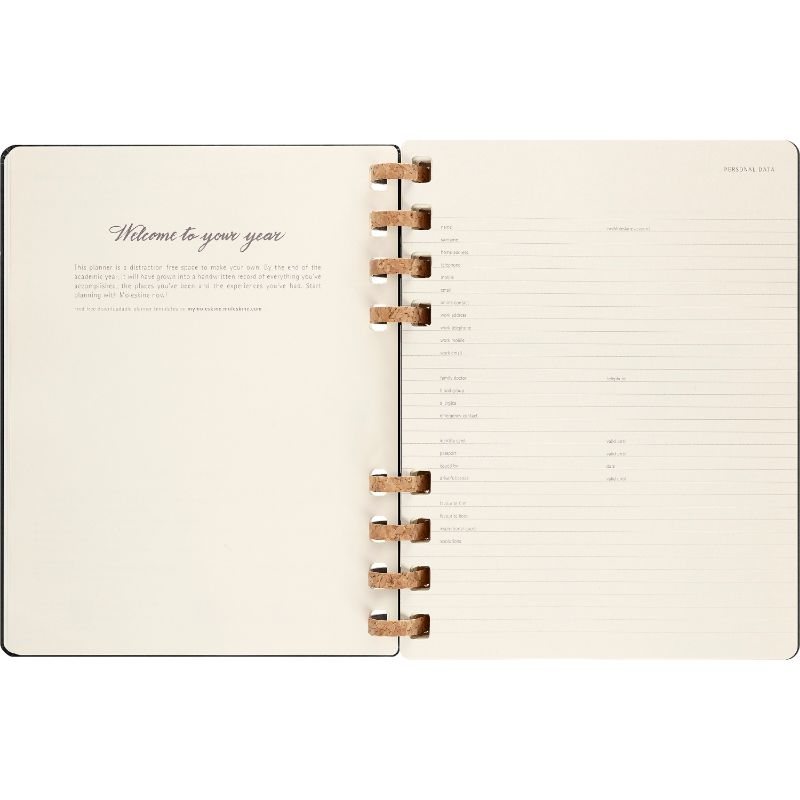 Moleskine 12M Spiral Academic Planner Xl Black Waterstones