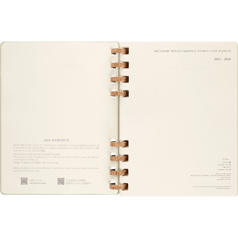 Moleskine 12M Spiral Academic Planner Xl Crush Kiw Waterstones