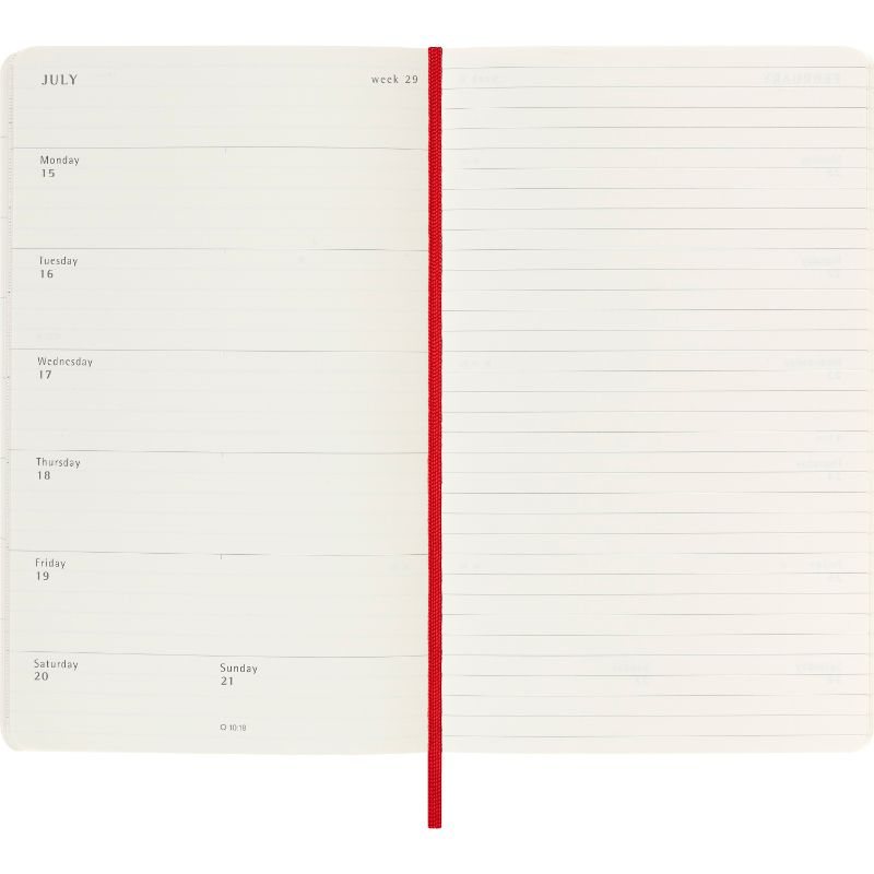 Moleskine Scarlett Weekly 18M Soft Large Diary 20232024 Waterstones