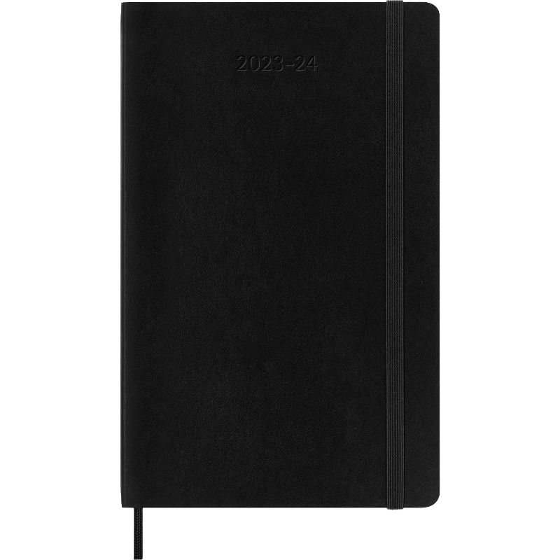 Moleskine Black Weekly 18M Soft Large Diary 20232024 Waterstones