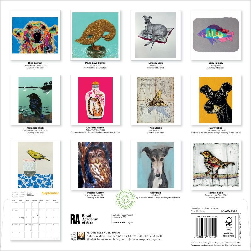 Royal Academy of Arts Wall Calendar 2024 (Art Calendar) by Flame Tree