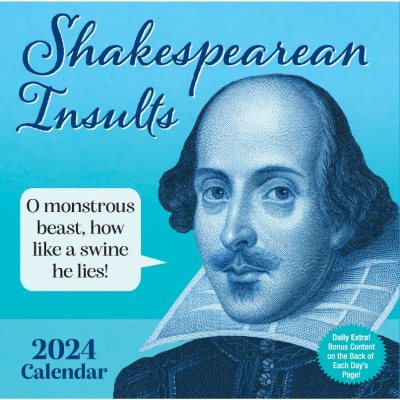 Shakespearean Insults 2024 Day-to-Day Calendar (Calendar)