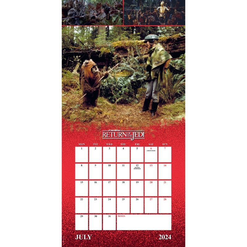 2024 Star Wars Wall Calendar Waterstones